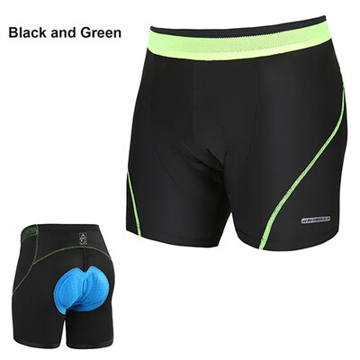 

INBIKE Mens 3D Padded Bike Bicycle MTB Cycling Underwear Shorts Bike Mountain MTB Shorts Riding Sport Compression Tights Shorts