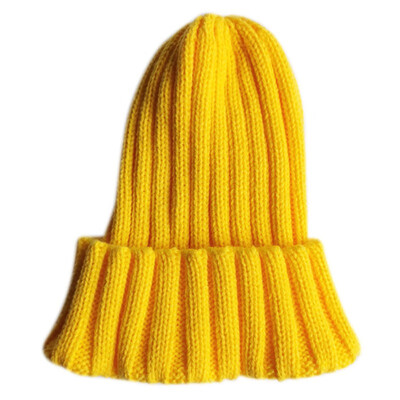 

Infant Kids Candy Color Winter Knitting Hat Beanie Baby Boys Girls Cute Winter Warm Crochet Hat