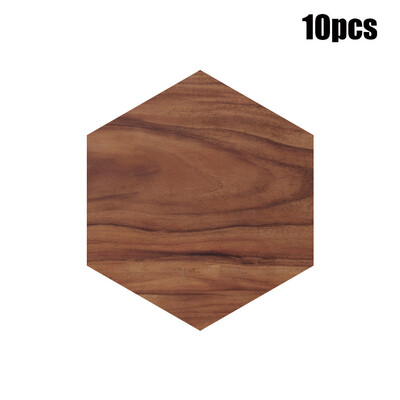 

Toponeto 10Pcs Self Adhesive Tile Floor Wall Decal Sticker DIY Kitchen Bathroom Decor