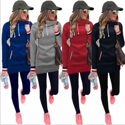 

Women Fashion Hoodie Sweatshirt Long Sleeve Hooded Coat Pullover Tops Size -XL