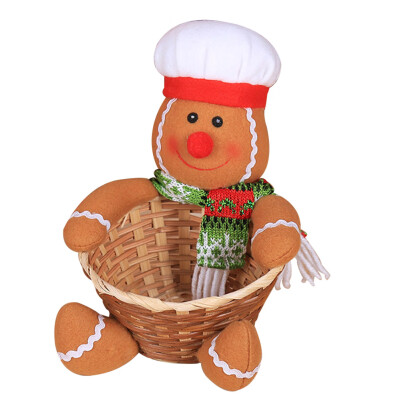 

Merry Christmas Candy Storage Basket Decoration Santa Claus Storage Basket Christmas Decorations For Home