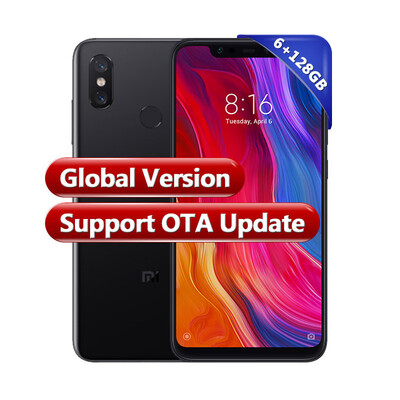 

Global Version Xiaomi Mi 8 Mobile Phone 6GB RAM 128GB ROM Snapdragon 845 Octa Core 621"1879 Full Screen 20MP Front Camera