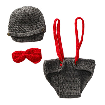 

Cute Soft Newborn Baby Photography Props Baby Hat Cap Baby GirlBoy Clothes Newborn Crochet Outfits