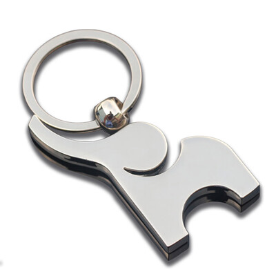 

Fashion Stainless Steel Cute Elephant Key Chain Ornament Key Rings