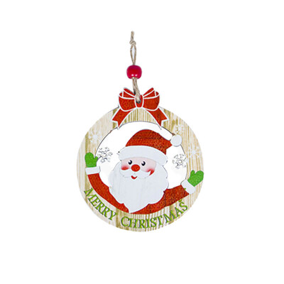 

Santa Claus Snowman Hollow Pendant Christmas Tree Hanging Ornament Party Decor