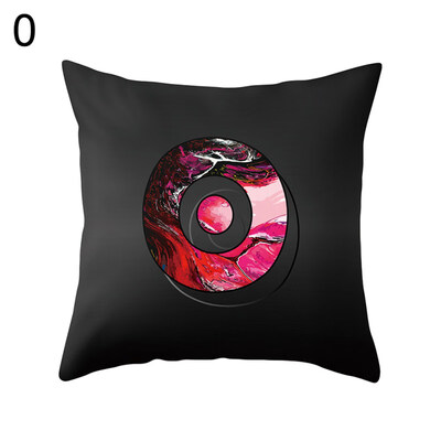 

Colorful Number Figure Pillow Case Cushion Cover Sofa Bed Car Cafe Office Decor