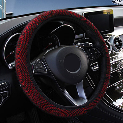 

38CM Car Steering Wheel Cover Universal 38CM Winter Soft Plush For Women Lady