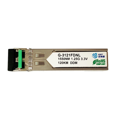 

GRT G-3121FDNL SFP SM single mode 125G 1550nm 120km DDM Fiber Optical Transceiver