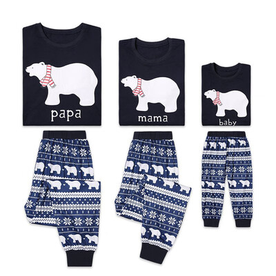 

New Family Christmas Pajamas Family Matching Outfit Father Mother Daughter Girl Boy Clothing Sets Pyjamas Family Look