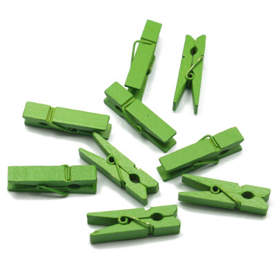 

50 pcs Natural Colored Wooden Clip Clothespins Photo Paper Peg Pin For Art Craft Decoration