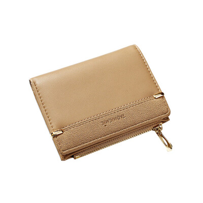 

Dull Polish Multi-slot Women Girl Short Bi-fold Purse Wallet Cards Cash Holder
