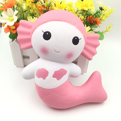 

YIWULAJumbo Adorable Mermaid Cream Super Slow Rising Squeeze Stress Reliever Toys Gift