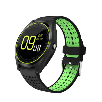 

Multi-functional V9 Smart Watch BT Smartwatch 122" Touchscreen IPS Display with Camera Built-in SIM Card & TF Card Slot Wristwatc