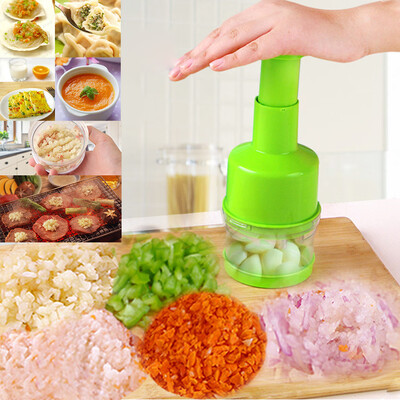 

Toponeto Kitchen Stainless Steel Hand Press Shredder Pat Punch Press Garlic Onion Ginger