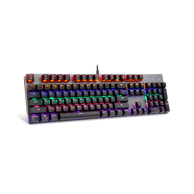 

Motospeed K73 Mixed Light Mechanical Keyboard with RGB Custom Light Effect 104 Keys Gaming Keyboard English&Russian Keyboard with