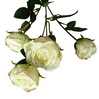 

Beautiful Mariage Fake Flower Rose Artificial Peony Silk Flowers Small Bouquet Flores Home Party Spring Wedding Decoration