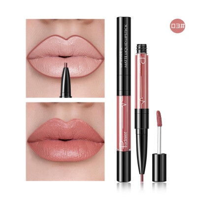 

Pudaier Matte Lipstick Nude Lipgloss Makeup Tint Waterproof Tattoo Paint Pigment Wine Red Velvet Lip Stick Makeup Cosmetic
