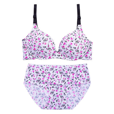 

Girl Seamless Bra Set Sweet Cartoon Bra Bralette Set Women Push Up Lingerie Bra Briefs Set Soft Underwear