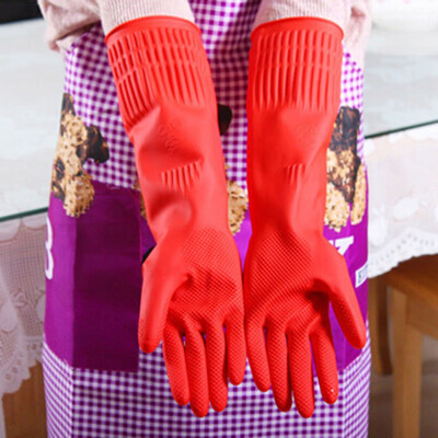 

Elastic Rubber Latex Dish Washing Long Gloves Housework Kitchen Cleaning Gloves