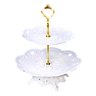 

Toponeto Cupcake Stand Cake Dessert Wedding Event Party Display Tower Plate Round