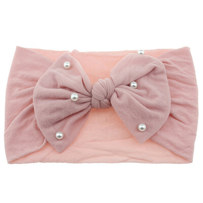 

New Baby Cute Girls Boys Pearl Bowknot Design Headband Headwear Apparel Photography Prop Party Gift