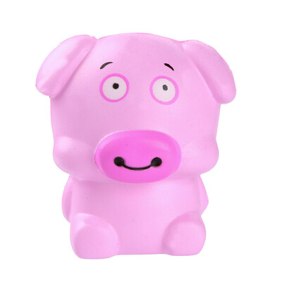 

YIWULASmiley Pink Pig Scented Charm Slow Rising Squeeze Stress Reliever Toy