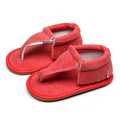 

M31Baby Flip Flops Shoes Summer Baby Boys Girls PU Soft Bottom Sandals Toddler Newborn Casual Shoes