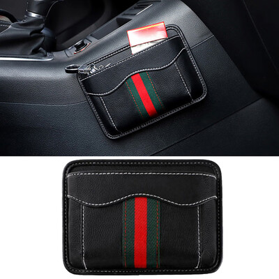 

Leather Car Auto Side Seat Pocket Storage Bags Organizer Hanging Pack Universal