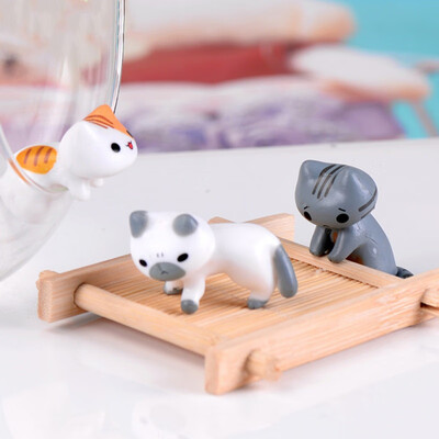 

Cartoon Cats Micro Landscape Kitten Microlandschaft Pot Culture Tools Garden Bonsai Decorations Miniatures