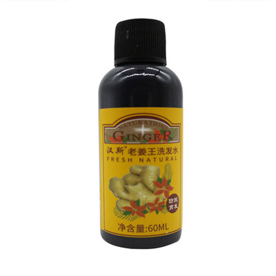 

60 Ml Ginger Hair Loss Shampoo Anti Hair Baldness Anti Hair Loss Black Hair Shampoo Professional Grow Thick Hair Growth Products