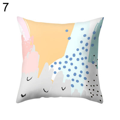 

Dot Abstract Sketch Throw Pillow Case Cushion Cover Sofa Bed Car Office Decor