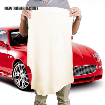 

Free Shipping Natural Shammy Chamois Leather Car Cleaning Towels Drying Washing Cloth