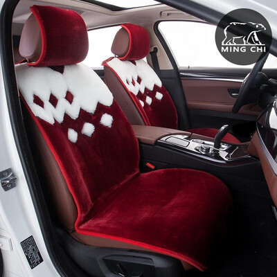 

Coach new car seat cover winter plush car seat cushion cashmere warm car seat cover factory direct sales blue