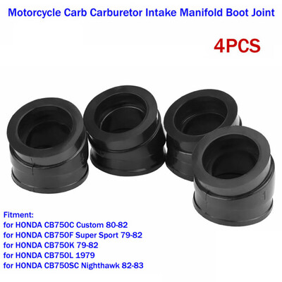 

4pcsSet Carburetor Intake Manifold Boot Joint For Honda CB750C CB750F CB750K