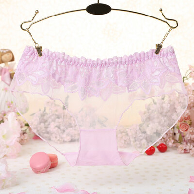 

Women Girls Sexy Lace Low Waist Thongs Underwear Briefs Knickers LingerieWith