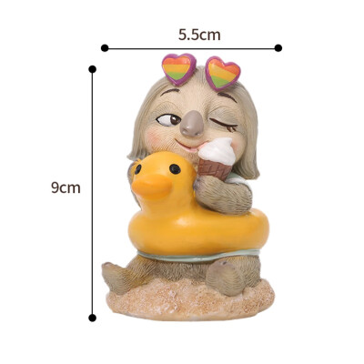 

Cute Miniature Animal Figurine Cartoon Animal Desk Decor Crafts For Home Office Ornament Wedding Party Decorations Cake Toppers