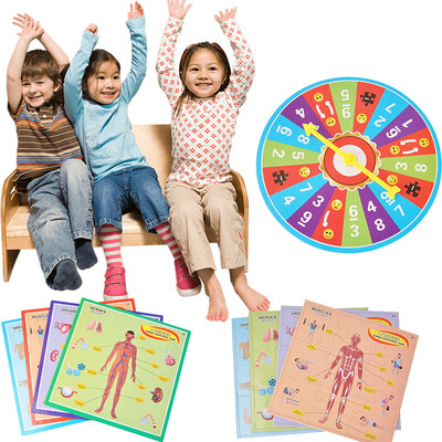 

〖Follure〗Human Body Puzzle Toys Body Structure Intelligence Training Plaything for Kids