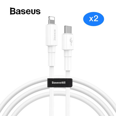 

Biggest Sale Baseus PD 18W Quick Charge Type-C to lighting PD Cable for iPhone 11 Pro Max QC 30 Cable for Macbook Data wire