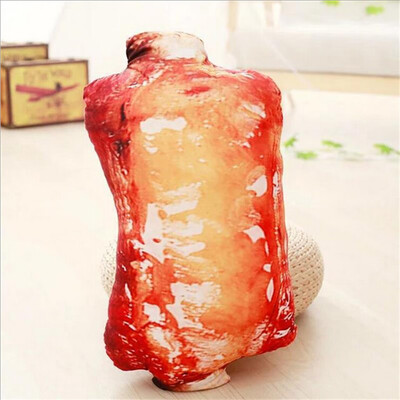 

Toponeto Simulation Sushi Egg Tart Ribs Snack Pillow Cushion Plush Toy Hotel Furnishings