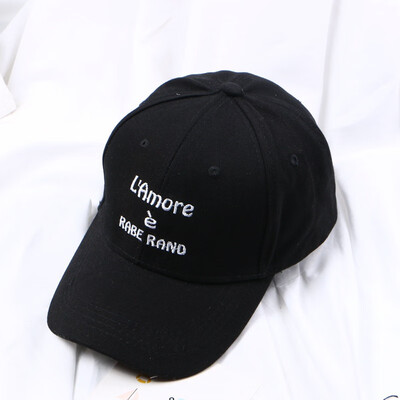 

Korean street letter embroidered baseball cap children spring&summer hip-hop cap sun cap tide male couple sunscreen cap