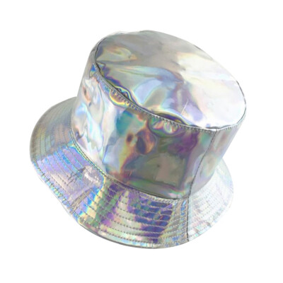 

Laser Reflective Fisherman Hat Street Tide Men Women Double Visor Sunscreen Cap