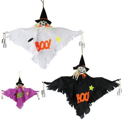 

Toponeto Fashion Halloween Ghost Bell Hanging IndoorOutdoor Party Decor Toy Kids Gift