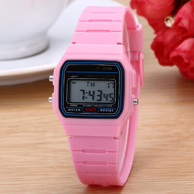 

LED Digital Sport Watch Multifunctional Ultra-thin Luminous Children Watch Wristwatch with Alarm for Teenager Students