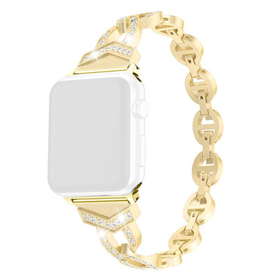 

〖Follure〗Replacement Crystal Metal Watch Band Wrist Strap For Apple Watch Series 3840mm