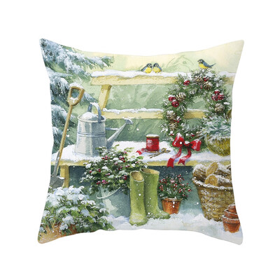 

Tailored Merry Christmas Super Soft Square Throw Pillow Pillow Cover 45x45cm Home Decor
