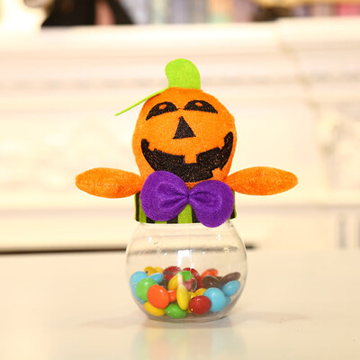 

Toponeto Pumpkin Ghost Shape Candy Box Funny Halloween Box Candy Jar Candy Transparent