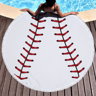 

Toponeto 1 PC Round Beach Pool Home Shower Towel Blanket Table Cloth Yoga Mat