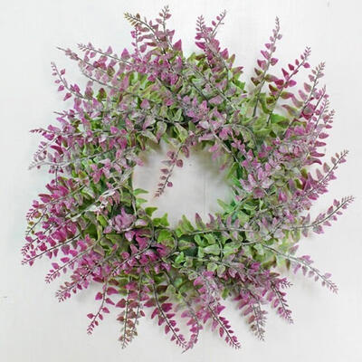 

Artificial Lavender Garland Door Hanging Decoration Photography Props Dradua Tion Ceremony Wedding Party Decoration Garlands