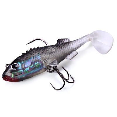 

76cm Fishing Lure Soft Bait Artificial Paillette Shad with Treble Tackle Hooks