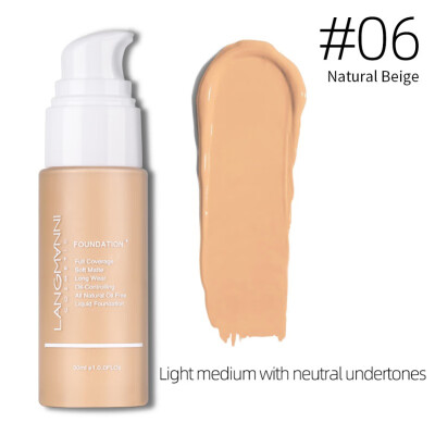 

Lasting Control Oil Moisturizing Cover Blemishes Even Skin Color Liquid Foundation Waterproof Foundation Liquid